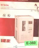 EMS-EMS G5 Series Inverter Flux Vector Control Operations Programming and Electricals Manual 1996-G5-01